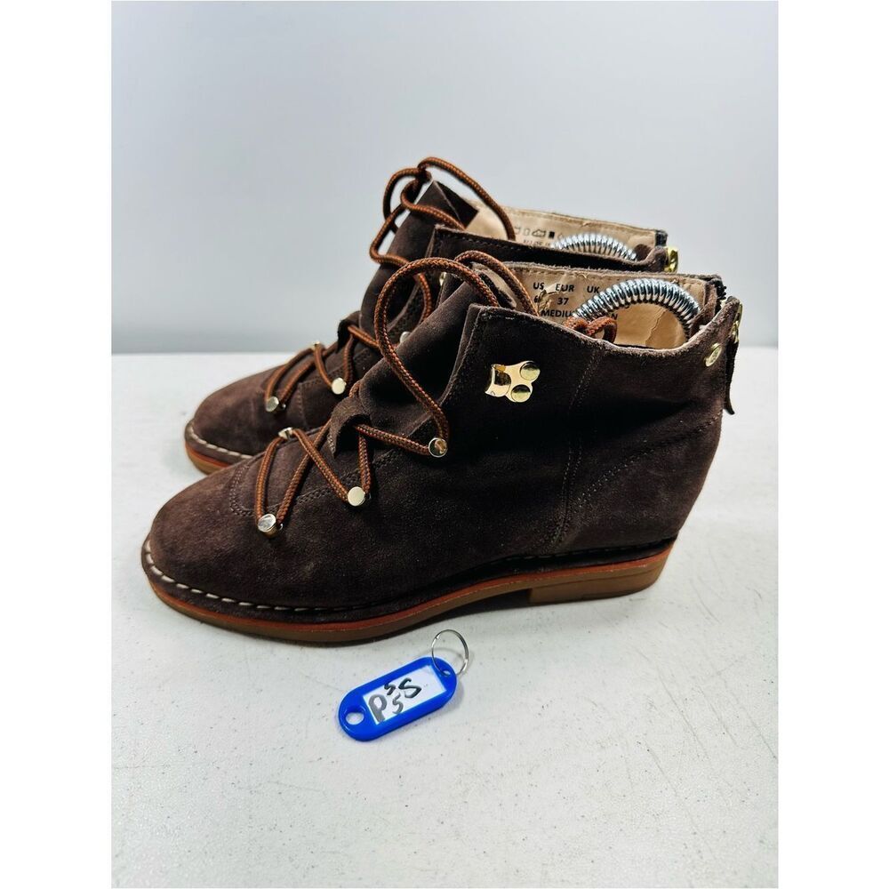 Hush Puppies Catelyn Hiker Brown Suede Boot Women's Size 6